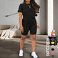 📢📢Big Sale Now On!⏰Women's Sports Top & Shorts 2-Piece Set