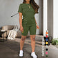 📢📢Big Sale Now On!⏰Women's Sports Top & Shorts 2-Piece Set
