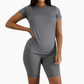 📢📢Big Sale Now On!⏰Women's Sports Top & Shorts 2-Piece Set