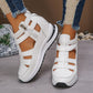 📢📢Big Sale Now On!⏰Women's Fashion Breathable Wedge Sandals with Side Zipper Closure
