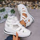 📢📢Big Sale Now On!⏰Women's Fashion Breathable Wedge Sandals with Side Zipper Closure