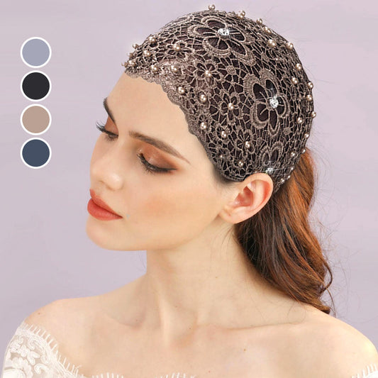 📢📢BIG SALE!!⏰[Exquisite gift] Vintage Lace Headband with Beads Embellishment