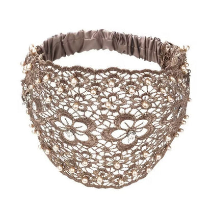 📢📢BIG SALE!!⏰[Exquisite gift] Vintage Lace Headband with Beads Embellishment