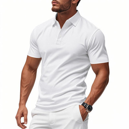 📢📢BIG SALE !!⏰Men's Quick-Dry Short-Sleeve Lapel T-Shirt