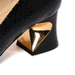 📢📢BIG SALE !!⏰Women's Snakeskin Pattern Block Heel Pumps