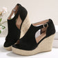 📢📢BIG SALE !!⏰Women's Platform Buckle Strap Peep Toe Sandals