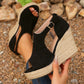 📢📢BIG SALE !!⏰Women's Platform Buckle Strap Peep Toe Sandals