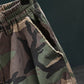 📢📢30% OFF ⏰💡Designed in the USA💡Men's Studded Camo Cargo Shorts – Ripped Design, Gold Stud Accents & Multi-Pocket Utility