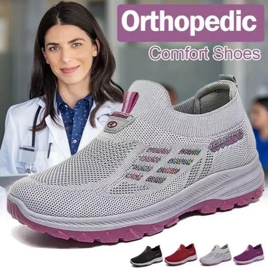 ⏳Time-Limited Special⏰Fly Knit Woven Orthopedic Arch Support Slip-on Shoes