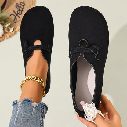📢📢40% OFF !! ⏰Comfortable Slip-On Faux Suede Flats🥿