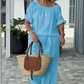 Hot Pick 50%OFF⏰Drawstring Top & Pants✨Women's Loungewear Set, Casual Daily Style