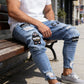 📢📢50% OFF ⏰Men's Ripped Skinny Jeans