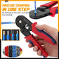 📢📢40% OFF !! ⏰Ratchet Tubular Terminal Wire Crimpers Set | Precision Indent Crimping Tool