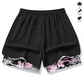 Women's Casual Athletic Shorts with Built-in Liner