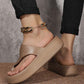 📢📢Limited Spring Edition⏰💡Designed in the USA💡Trendy Toe-Loop Platform Sandals – Lightweight & All-Match for Daily Wear