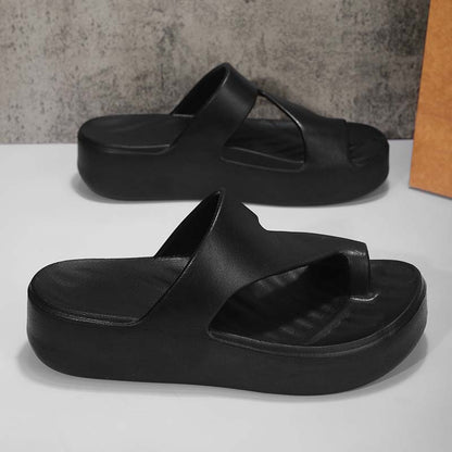 📢📢Limited Spring Edition⏰💡Designed in the USA💡Trendy Toe-Loop Platform Sandals – Lightweight & All-Match for Daily Wear