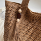 Handwoven Straw Tote Bag
