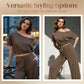📢📢40% OFF !! ⏰ Asymmetrical Design, Soft Fabric & Wide-Leg Pants ✨
