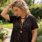 📢📢40% OFF !! ⏰📿Women's V-Neck Leopard Print Maxi Dress With Free Necklace