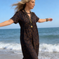 📢📢40% OFF !! ⏰📿Women's V-Neck Leopard Print Maxi Dress With Free Necklace