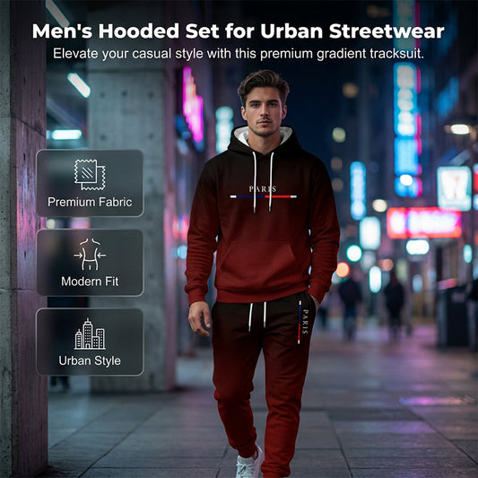 🔥 Hot sale 40% OFF🔥Men's Gradient Tracksuit Set - Hoodie and Sweatpants
