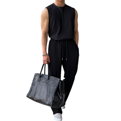 📢📢Limited Spring Edition⏰💡Designed in the USA💡Men's Relaxed Fit Tank & Pants Set