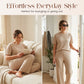 👗40% OFF！！✨Women's Ribbed Knit Top & Wide-Leg Pants Set