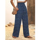 📢📢40% OFF !!!⏰⏰Women's Smocked High Waist Wide Leg Pants👖
