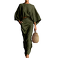 📢📢40% OFF !!!⏰ Elegant Batwing Sleeve Top & Ruched Skirt Set