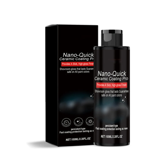 📢📢Buy 5 get 5 free !! ⏰Nano-Quick Ceramic Coating Pro for automobiles, featuring advanced ceramic technology for dust-proof glass effect and lasting luster