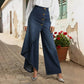 📢📢40% OFF !!!⏰Asymmetrical Wrap Denim Skirt Pants