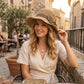 🌞Elegant Woven Straw Sun Hat with Bow