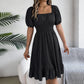 📢📢40% OFF !! ⏰Summer Casual Ruffle Hem Midi Dress