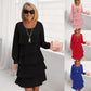 ⏳Limited-time 50% off⏰Women's Layered Ruffle Long Sleeve Dress👗