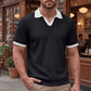 📢📢40% OFF !! ⏰ Men's Short Sleeve Knit Shirt— Free Shipping For Two Pieces