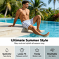 📢📢40% OFF !!!⏰Men's Striped Quick-Dry Lightweight Beach Shorts