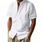 📢📢30% OFF !!!⏰Men's Casual Button-Down Short Sleeve Shirt