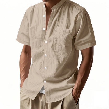 📢📢30% OFF !!!⏰Men's Casual Button-Down Short Sleeve Shirt