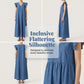 📢📢40% OFF !!!⏰Boho Style Denim Look Maxi Dress