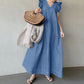 📢📢40% OFF !!!⏰Boho Style Denim Look Maxi Dress