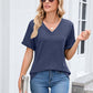 📢📢40% OFF !! ⏰Women's V-Neck Short Sleeve Casual T-Shirt