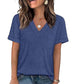 📢📢40% OFF !! ⏰Women's V-Neck Short Sleeve Casual T-Shirt