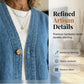 📢📢35% OFF !! ⏰  Women's Classic Button Front Denim Jacket – V-Neck, Breathable Fabric & Relaxed Fit 💙