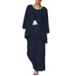 📢📢40% OFF !! ⏰Casual Loose Fit Tunic Top and Wide Leg Pants Set