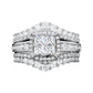 📢📢50% OFF !! ⏰Women's Princess Cut Cubic Zirconia Filled Ring 💍
