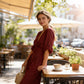 📢📢35% OFF !! ⏰Elegant V-Neck Wide-Leg Jumpsuit