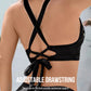 💖LAST DAY SALE 50% OFF💕Petal Hollow V-Neck Two-Piece String Bikini Set
