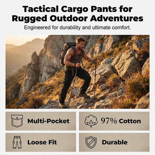 📢📢30% OFF !! ⏰Men's Cotton Cargo Tactical Pants