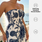 📢📢40% OFF !! ⏰Strapless Smocked Wide-Leg Jumpsuit