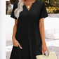 📢📢40% OFF !! ⏰Women's Casual Loose Fit Short Sleeve Dress
